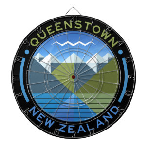 SOUTH ISLAND QUEENSTOWN NEW ZEALAND DARTBOARD