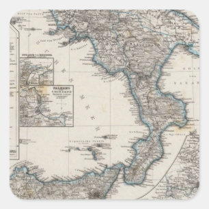 South Italy Square Sticker