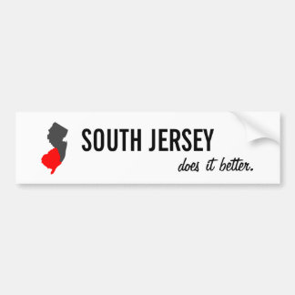 "South Jersey Does it Better" NJ Bumper Sticker