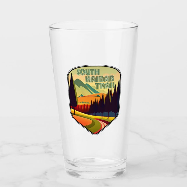 South Kaibab Trail Grand Canyon Arizona Colours Glass (Front)