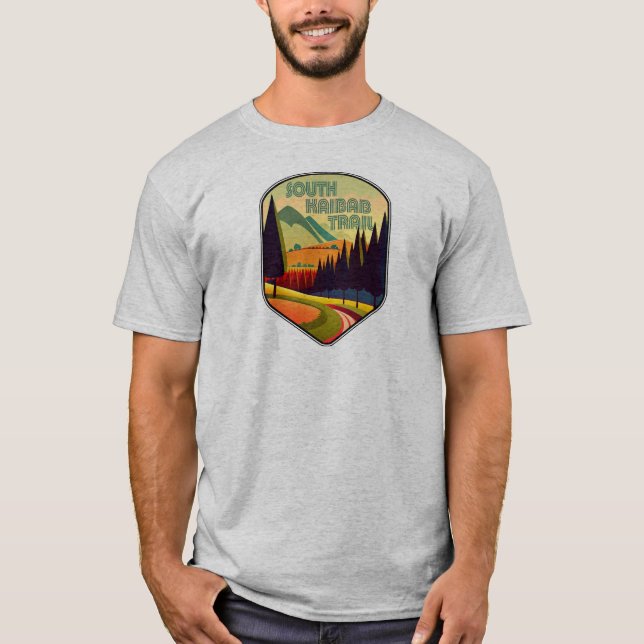 South Kaibab Trail Grand Canyon Arizona Colours T-Shirt (Front)