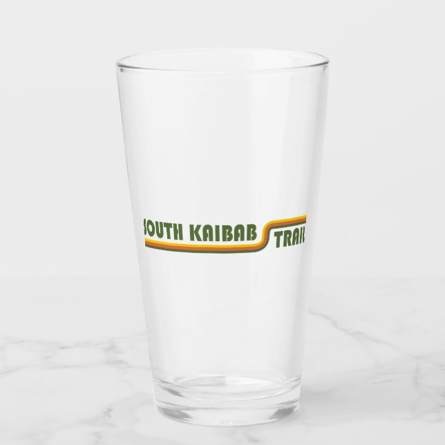 South Kaibab Trail Grand Canyon Arizona Glass (Front)