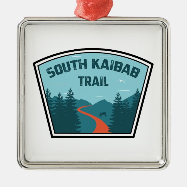 South Kaibab Trail Grand Canyon Arizona Metal Ornament (Front)