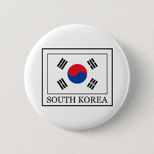 South Korea 6 Cm Round Badge