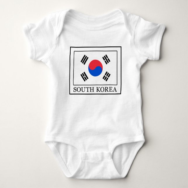 South Korea Baby Bodysuit (Front)