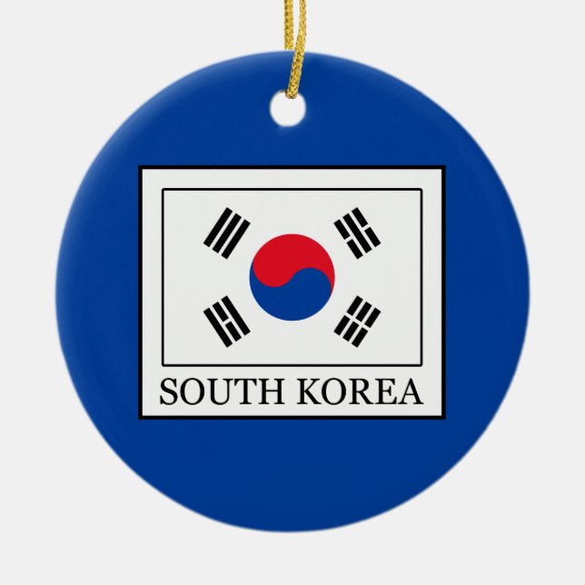 South Korea Ceramic Ornament (Front)