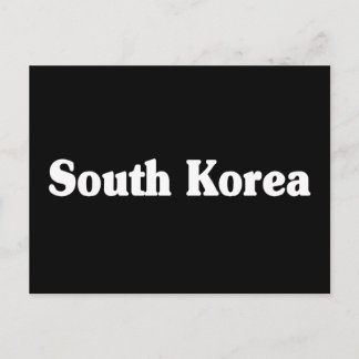 South Korea Classic Style Postcard