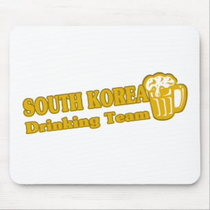 South Korea Drinking Team Mouse Pad