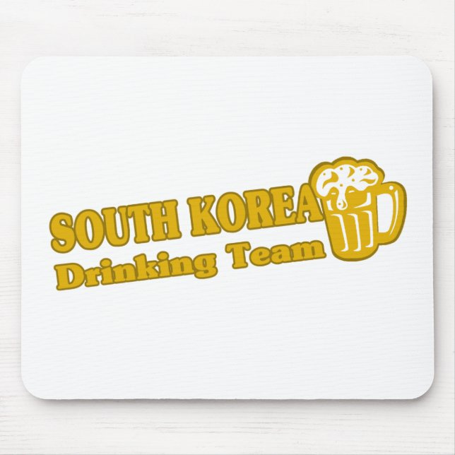 South Korea Drinking Team Mouse Pad (Front)