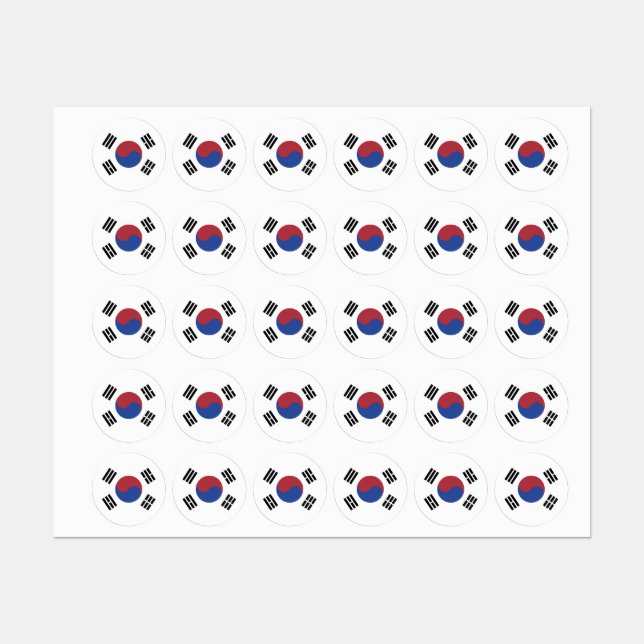 South Korea flag (Sheet)