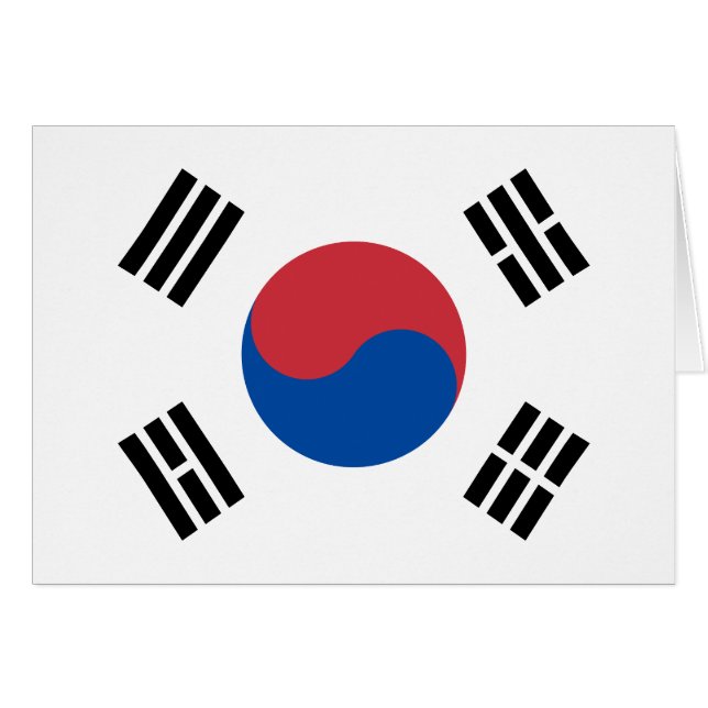 South Korea Flag (Front Horizontal)