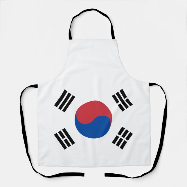 South Korea Flag Apron (Front)