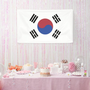 South Korea flag Banner