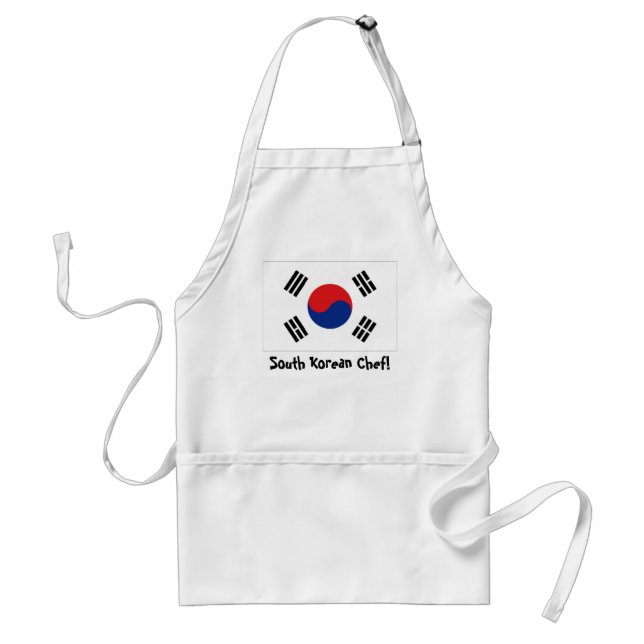 South Korea flag chef apron (Front)
