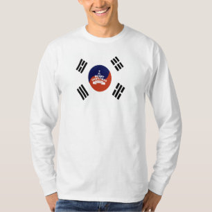 South Korea Flag Christmas: Merry Christmas Wishes T-Shirt