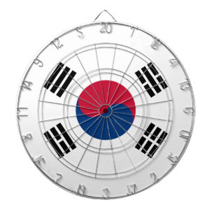 South Korea flag Dartboard