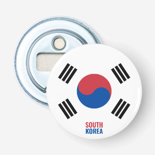 South Korea Flag Delightful Patriotic Bottle Opener