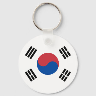 South Korea Flag Key Ring