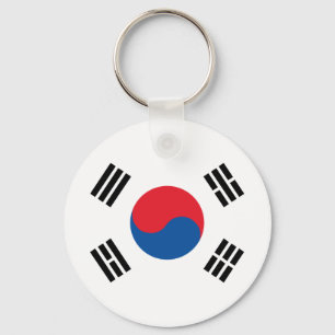 South Korea Flag Key Ring