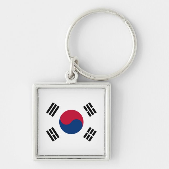 South Korea flag Key Ring (Front)