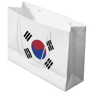 South Korea flag Large Gift Bag