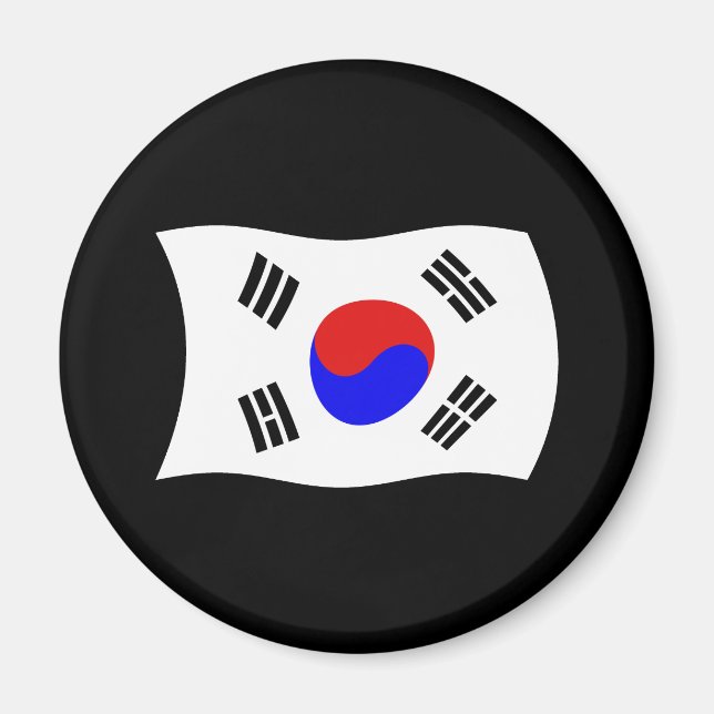 South Korea Flag Magnet (Front)