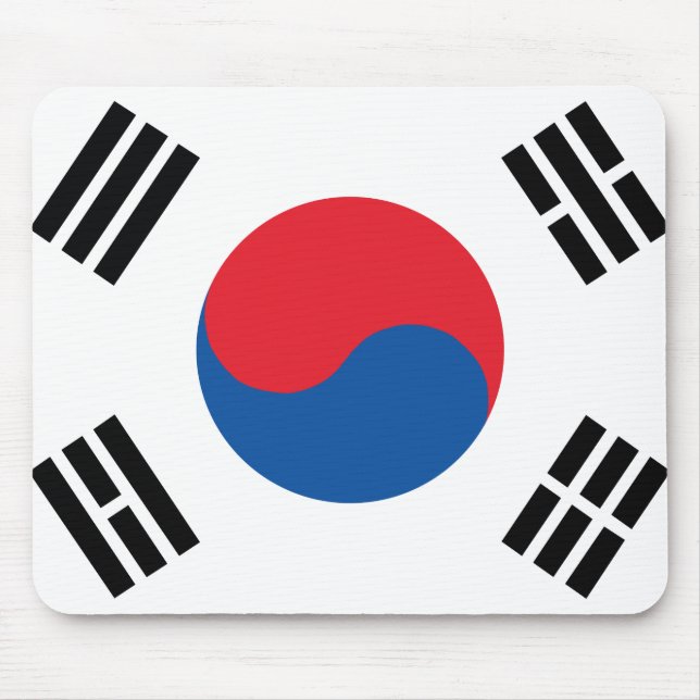South Korea Flag Mouse Pad (Front)