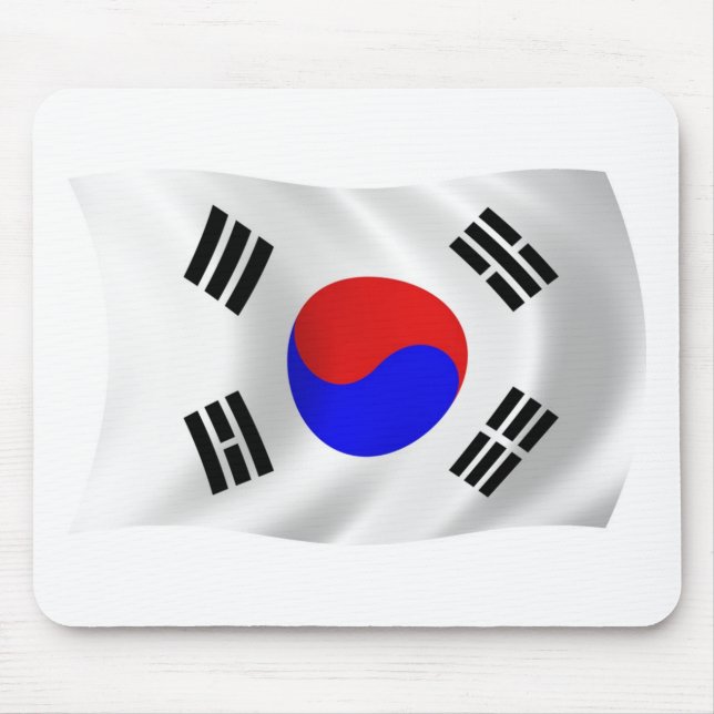 South Korea Flag Mousepad (Front)