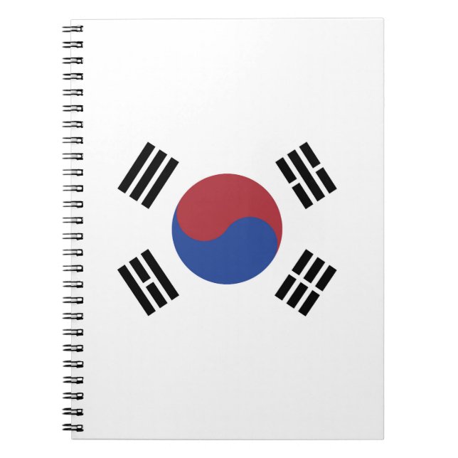 South Korea flag Notebook (Front)