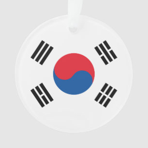 South Korea Flag Ornament