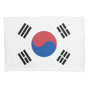 South Korea Flag Pillowcase
