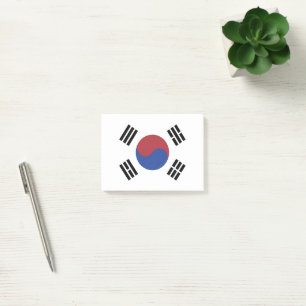 South Korea flag Post-it Notes