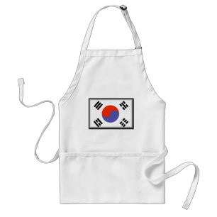 South Korea Flag Standard Apron