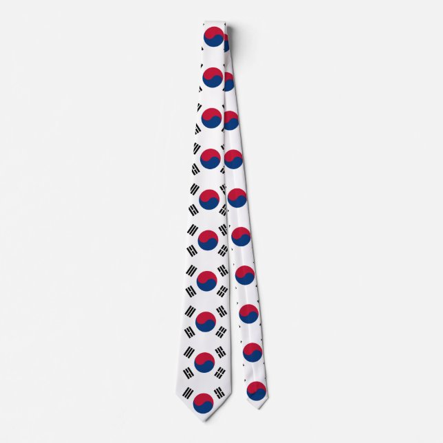 South Korea flag Tie (Front)