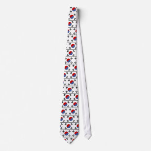 South Korea Flag Tie