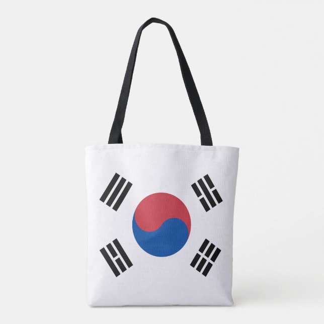South Korea Flag Tote Bag (Back)