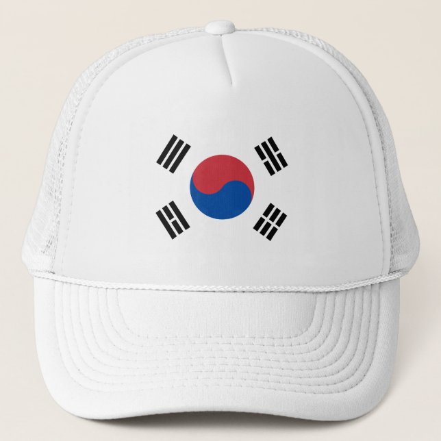 South Korea Flag Trucker Hat (Front)