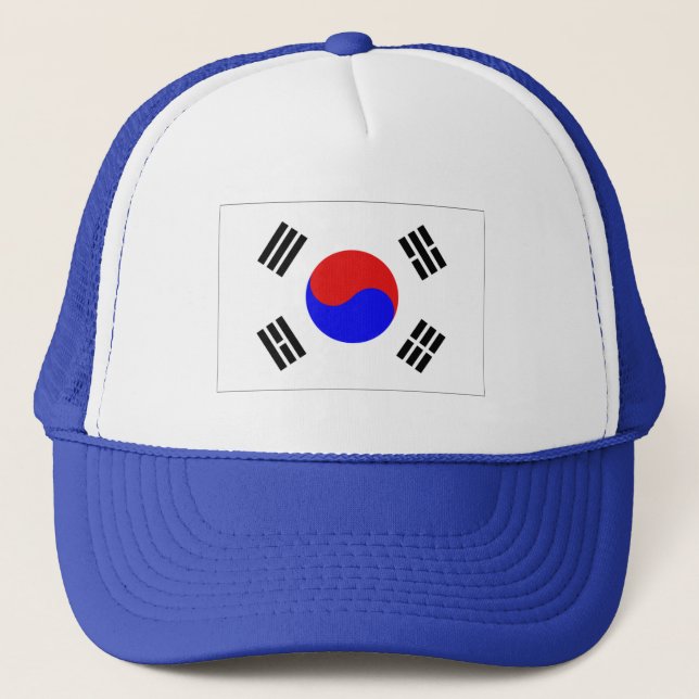 South Korea Flag Trucker Hat (Front)