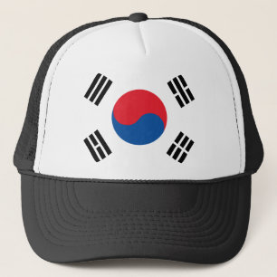 South Korea Flag Trucker Hat