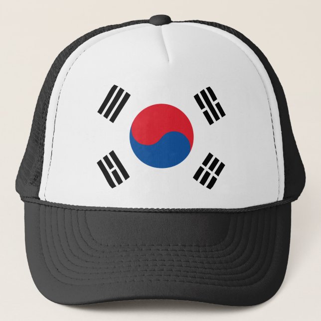 South Korea Flag Trucker Hat (Front)