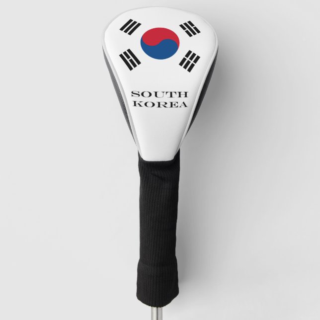 South Korea flag - Yin Yang Golf Head Cover (Front)