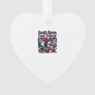 South Korea Goal Energy Skeleton Striker Nations B Ornament