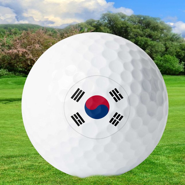South Korea Golf Balls, Korean Flag patriots Balls (Creator Uploaded)