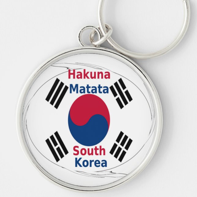 South Korea Hakuna Matata Key Ring (Front)