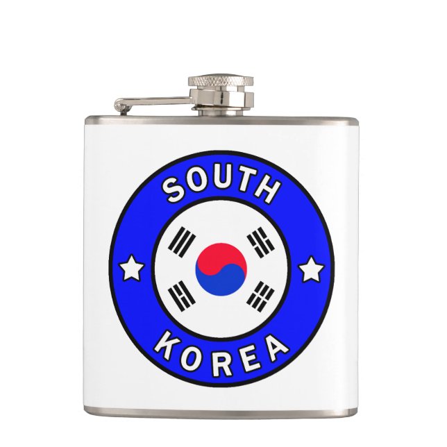 South Korea Hip Flask (Front)