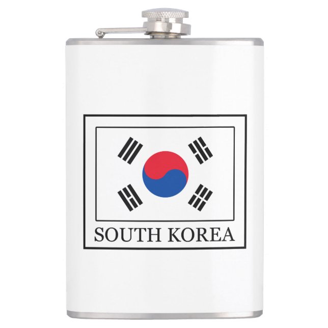 South Korea Hip Flask (Front)