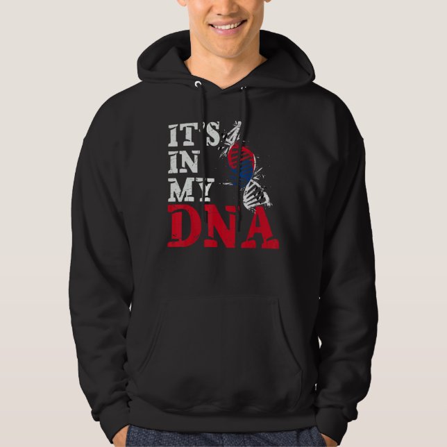 South Korea Its In My Dna South Korean Flag South  Hoodie (Front)