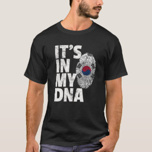 South Korea Korean Flag IT's IN MY DNA Christmas G T-Shirt