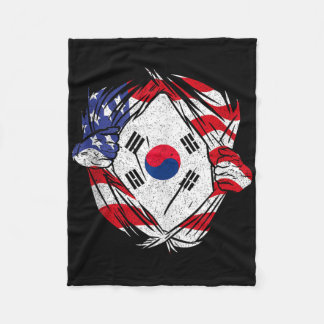 South Korea Love South Korea Pride Korean Patriot  Fleece Blanket