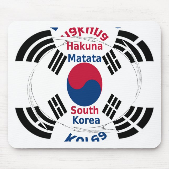 South Korea Mouse Pad (Front)